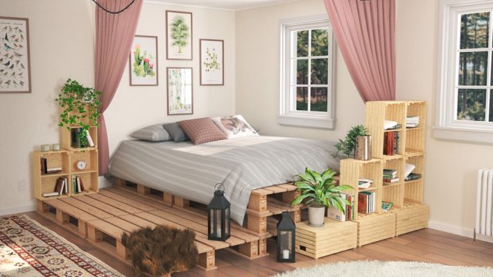 Có nên mua giường pallet không?