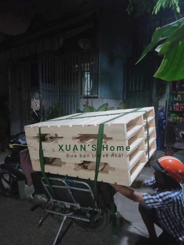 tiện ích của pallet gỗ thông làm giường