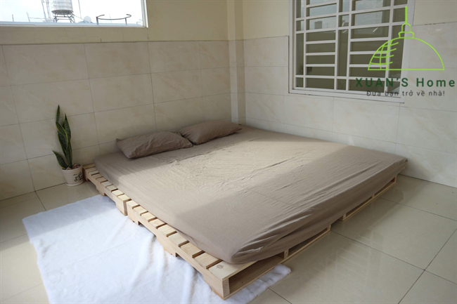 Giường pallet gỗ