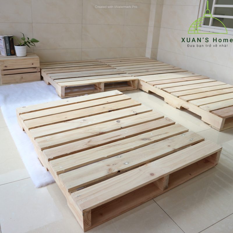 Giường pallet 1m4x1m6