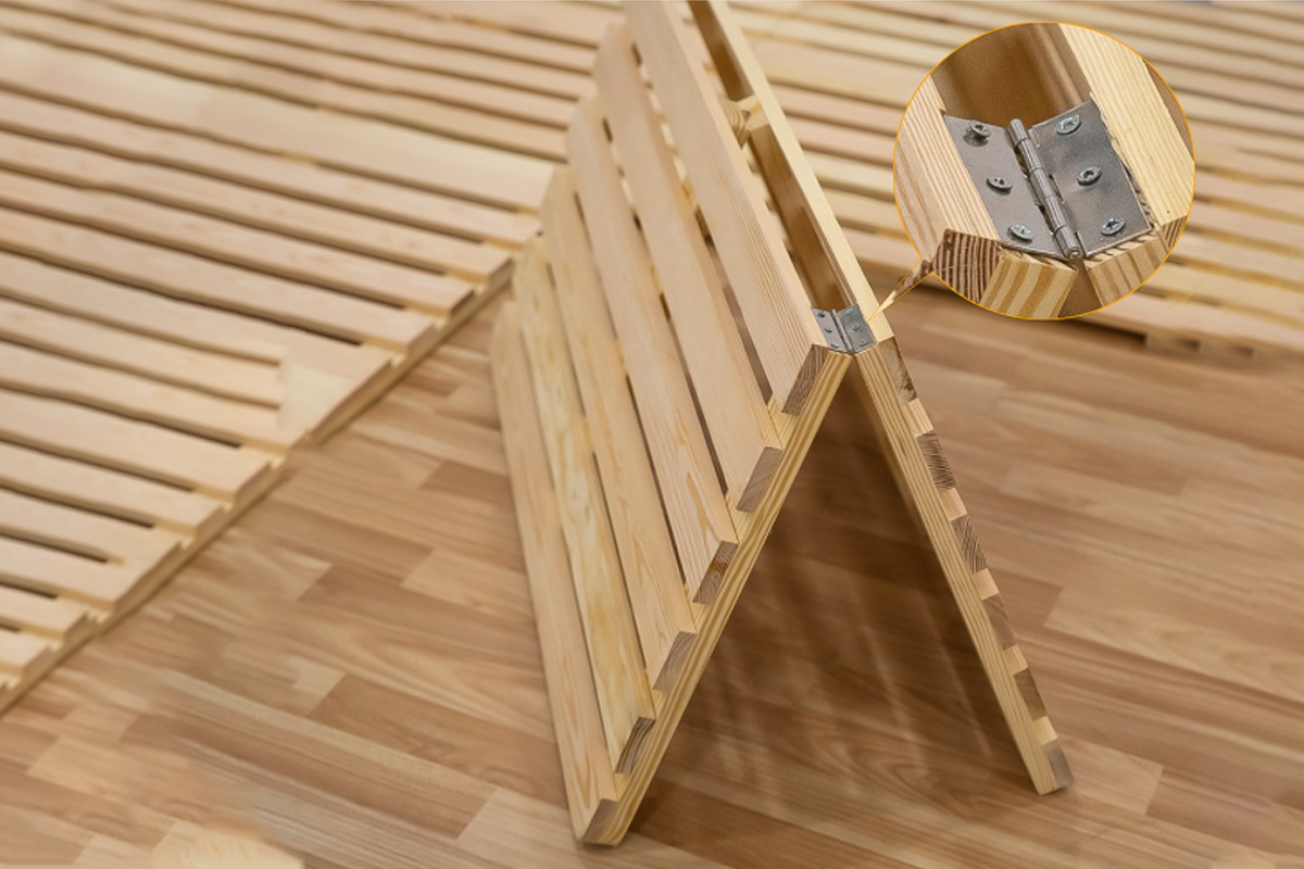 Khiến pallet gỗ thông làm giường sáng bóng với giấm